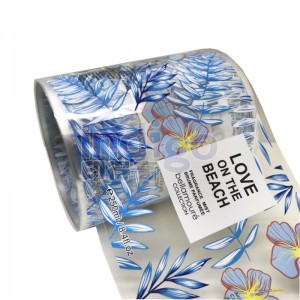 Isikupärase disainiga veekindel läbipaistev kleebis parfüümi kehaudu HP Indigo jaoks