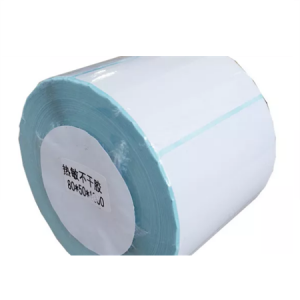 Woodfree jumbo roll bianco autoadesivo carta autoadesiva etichette compatibili tsc