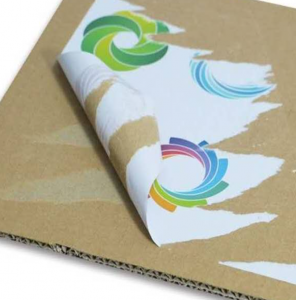 Adhesive Destructible Vinyl Eggshell စတစ်ကာ Label Paper Fragile အညွှန်းစာရွက်