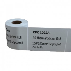 STOCK NG CHINA ROLL FACTORY A6 THERMAL PRINTER WAYBILL WATERPROOF THERMAL SHIPPING LABEL STICKER THERMAL PAPER