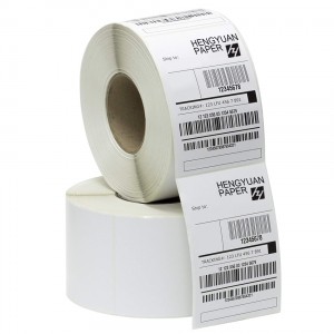 Testre szabott hőragasztós papírcímkék postacsomagolás szállítási címkék matricák