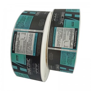 Etichetta adesiva rimovibile in carta d'arte personalizzata à prezzu prezzu Etichette per imballaggio in sandwich da HP Indigo 6900