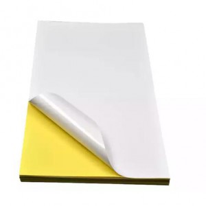 Paper adhesiu impermeable semibrillant amb certificats