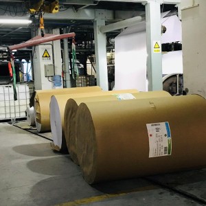 Economy Top Coated Self Adhesive Direct Thermal Label Jumbo Roll ho an'ny Supermarket Labels