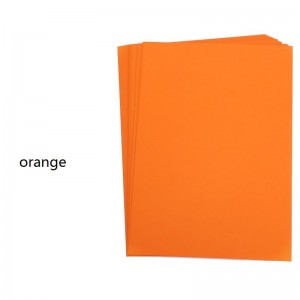 Taas nga Kalidad sa Kaugalingon Adhesive Fluorescent Orange nga Papel Para sa Sticker Label Papers