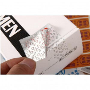 Famindrana ampahany VOID Security Stickers