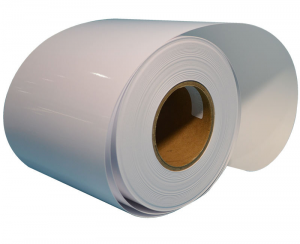 Etiqueta adesiva adesiva para jato de tinta de material PET à prova d'água para garrafa