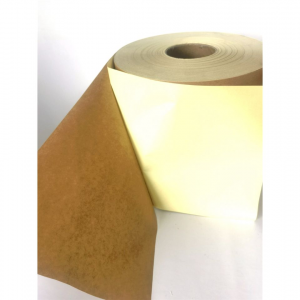 Vendita all'ingrosso di carta kraft personalizzata durabile Etichetta autoadesiva marrone Etichetta a getto d'inchiostro Scatola di rotoli Adesivi per tè al latte