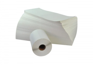 Veleprodajna 80 g/m² polsijajna umetniška papirna mat prazna termotransferna nalepka