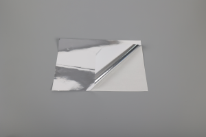 Digitalna nalepka tiskanje 25um prevlečena z mat mat srebrni hit 80g beli stekleni papir za odmik