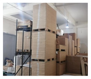 Heißverkaufter Haftpapierdruck, 80 g/m², halbglänzender, heißschmelzender Etikettenaufkleber