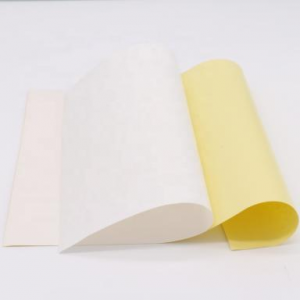 80 g/m2 visoko sijajno lepilo na vodni osnovi, prevlečeno z rumenim silikonskim papirjem, nalepka za etikete za industrijo etiket