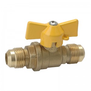 TS-360 Brass Gas Ball Valve With Full Bore