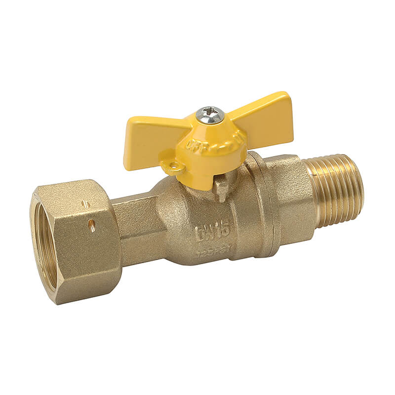 TS-621 Brass Gas Valve With Swivel Nut Featured Image