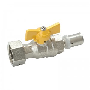 TS-628P Compression Brass Ball Valve With Full Bore