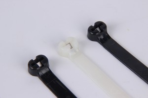 Nailono kabelio raištis su nerūdijančio plieno įdėklu