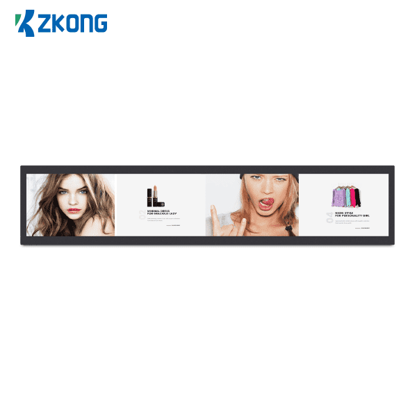 Zkong lahat ng laki 23 Inch 35 inch 55 inch 65 Stretched LCD screen advertising player digital signage touch screen video display Itinatampok na Larawan