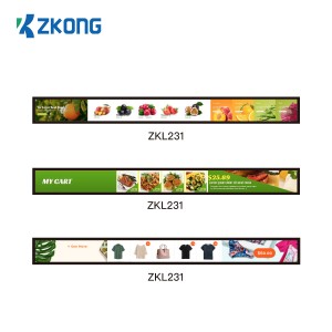 Zkong Private Label Lcd дисплей сапасы супермаркет 23,1 дюймдік сандық баға тегтері LCD дисплейі бар