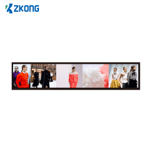 Zkong تمام سائز 23 انچ 35 انچ 55 انچ 65 اسٹریچڈ LCD اسکرین ایڈورٹائزنگ پلیئر ڈیجیٹل سگنل ٹچ اسکرین ویڈیو ڈسپلے