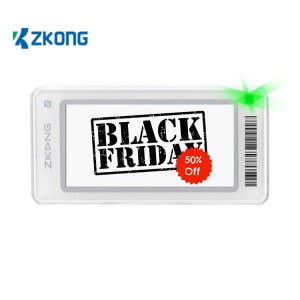 Zkong ESL digital shelf labels ug ink price tag alang sa retail chain stores