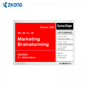 Zkong mukautettu 11,6 tuuman yksityinen merkki elektroninen tuote akryyli näyttöjalusta hintalappu