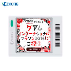 Zkong ESL NFC 1,54 hazbeteko prezioen etiketa digitala Epaper apalategi elektronikoaren etiketa