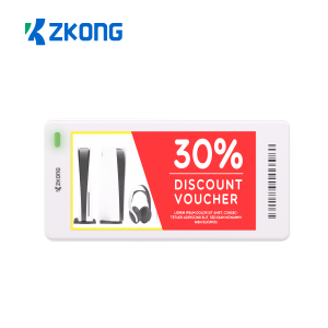 Zkong Factory High Quality Wireless Esl Label Electronic Shelf Label Price Tag fampisehoana