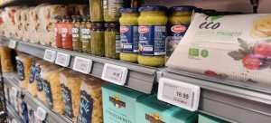 Супермаркет с горещи разпродажби Zkong 2,13-инчов замразяващ Esl електронен етикет на рафта Цифрови ценови етикети