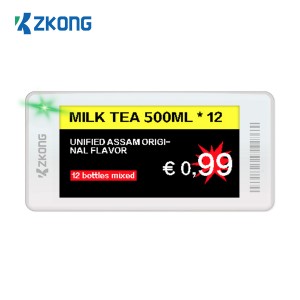 Zkong High Quality Digital Shelf Label E ink Price Tags Smart Price Label Manuefacturer