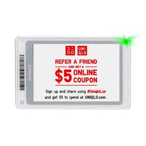 Zkong Hot Sale 2,7-palčni elektronski cenik v supermarketu Modni elektronski zaslon s ceno za maloprodajo