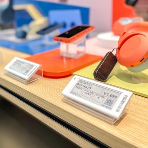 Zkong display eletrônico etiqueta de preço prateleira eletrônica etiqueta de preço digital display para supermercado etiqueta eletrônica