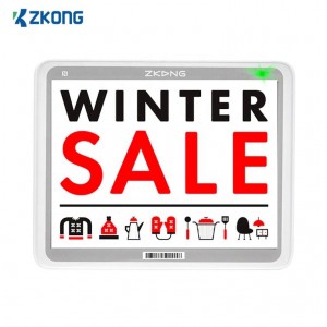 Etiqueta de precio electrónica del esl del precio de la etiqueta del estante de la exhibición 4.2 BLE de la tinta e de alta calidad de Zkong