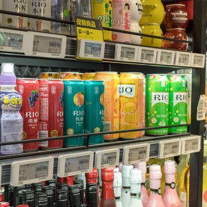 Zkong 1.5 pous Esl Supermarket Solution BLE Digital Price Tag Elektwonik Etajè Label Epaper System