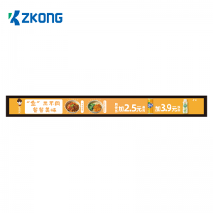 Zkong Wholesale Supermarket Mall 23.1 дюймдук Lcd электрондук текче дисплей