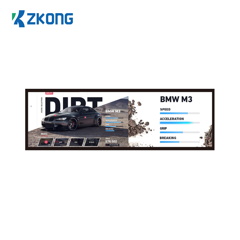 Zkong 29 inčni LCD reklamni plejer rastegnuta traka LCD bežični ekran Proizvođač Istaknuta slika