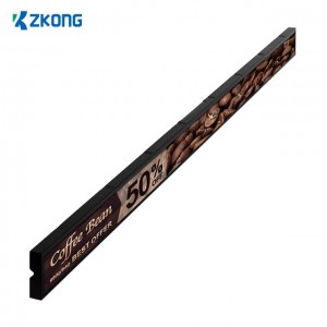 Digitální reklamní polička Zkong 34,6" Wifi Tft s nataženým pruhem LCD