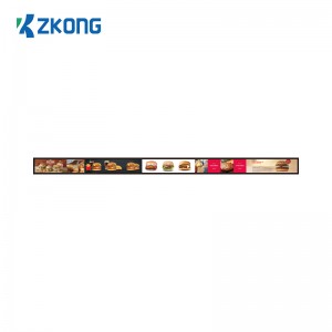 Zkong 47 inča rastegnuti LCD panel za oglašavanje Digital Signage Digitalna traka za police