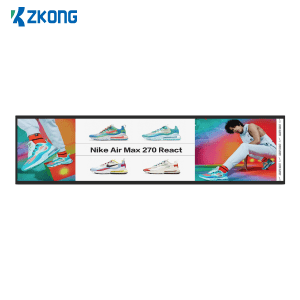 Zkong բոլոր չափսերը 23 դյույմ 35 ​​դյույմ 55 դյույմ 65 Ձգված LCD էկրանով գովազդային նվագարկիչ թվային ազդանշանային սենսորային էկրանով վիդեո ցուցադրում