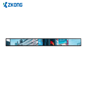 Zkong kabeh ukuran 23 Inch 35 inch 55 inch 65 Layar LCD membentang pamuter iklan digital signage layar tutul tampilan video