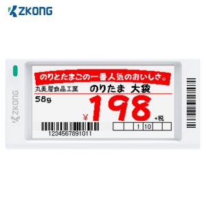 Zkong Wireless BLE e хартиен етикет интелигентен цифров ценови етикет esl