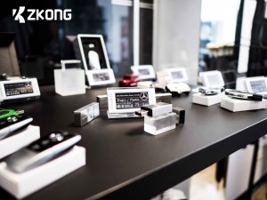 Zkong Chain Stores Supermarkets 7.3 Inch E Ink Esl Digit Display Price Tag 4 color shelf labels