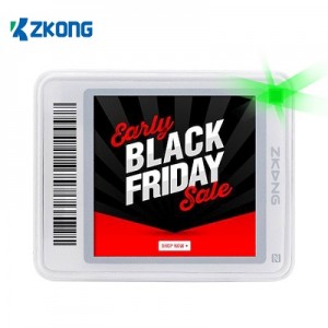 Zkong 2.4GHz BLE بریښنایی شیلف لیبل قیمت د پرچون نندارې نرخ ټاګ لیبل کولو سیسټم