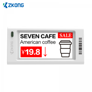 Zkong digital price tag ESL electronic shelf labeling system alang sa retail