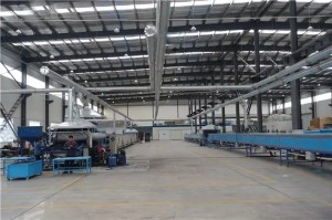 Penjualan Warna Panas Batu coated Steel hateup ngabentuk Mesin Keusik Blast Line Produksi