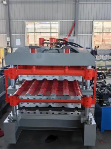 Botou Zhongke Trojvrstvový stroj na tvarovanie plechu strešných panelov / Stroj na tvarovanie plechu trapézových zasklených strešných panelov