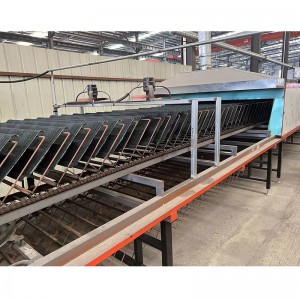 Macchina di fabbricazione di tettu di tettu di tettu di metallu rivestita in pietra d'acciaio di culore fatta in Cina