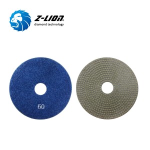 Z-LION Electroplated Diamond Polishing Pads for Concrete Floor Grinding