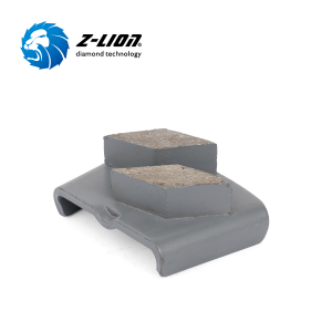 Metal bond double rhombus wing plate diamond grinding tools for concrete floor surface preparation and restoration