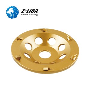 Diamond Grinding Disc PCD Cup Wheel Remove Epoxy From Concrete Floor