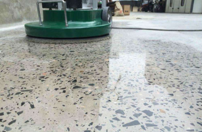 Polished concrete floor craft skills sharing